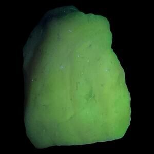 Gray Pink Stripe Art Glass Cullet Glowing Manganese‎ Slag Glass #5GX64